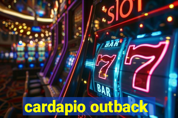 cardapio outback